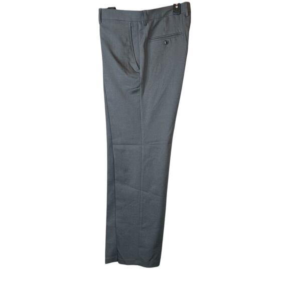 KENNETH COLE Reaction Plain Front Pants in Dark Gray Men's Size 33 W x 32 L - Picture 5 of 13